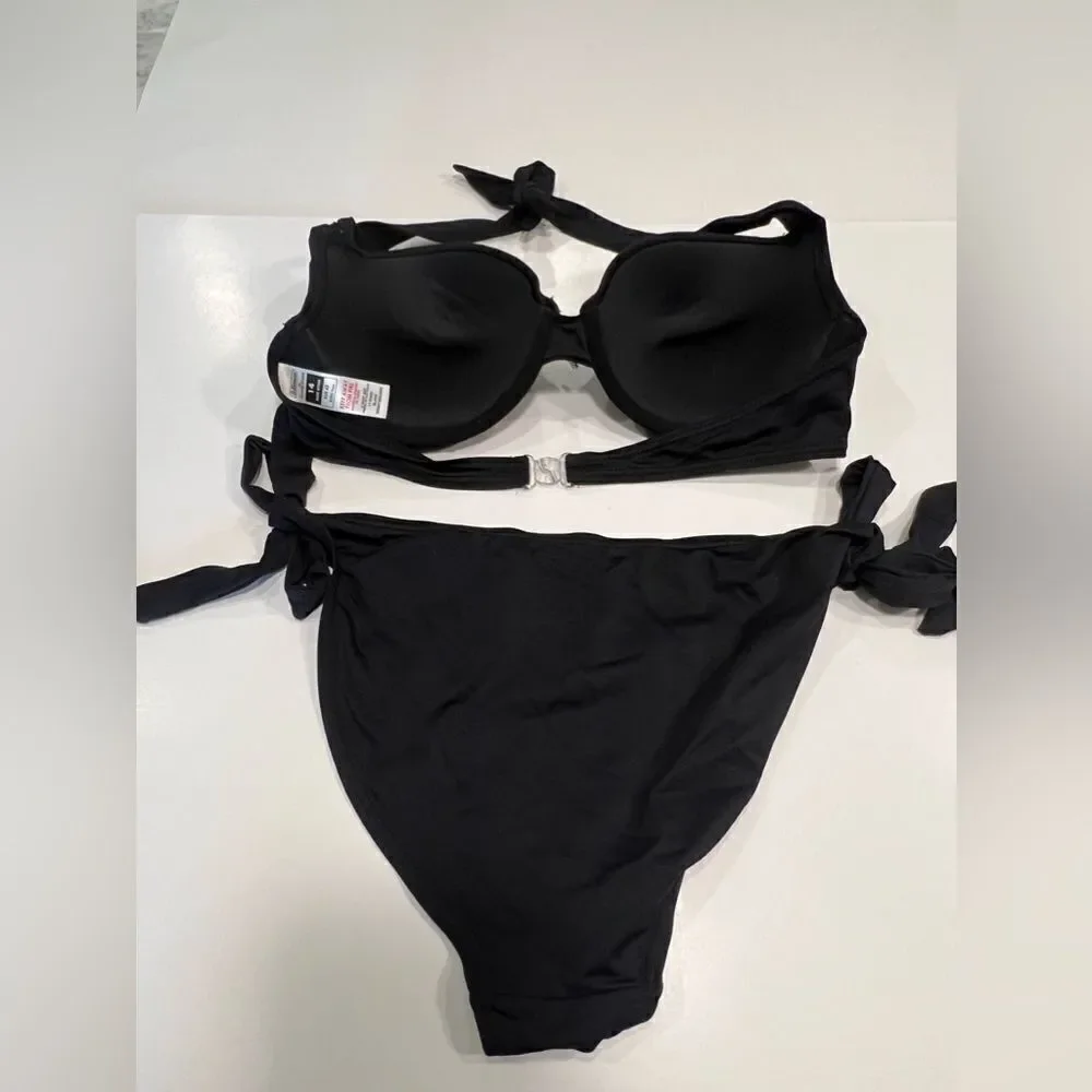 St.Bernard Women’s Black Bohemian Bikini Size 14